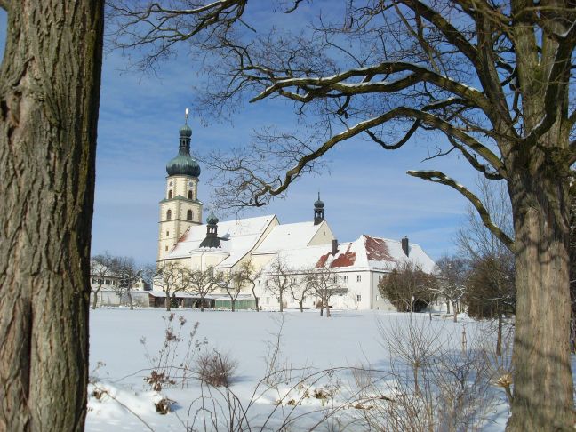 Klostergarten im Winter